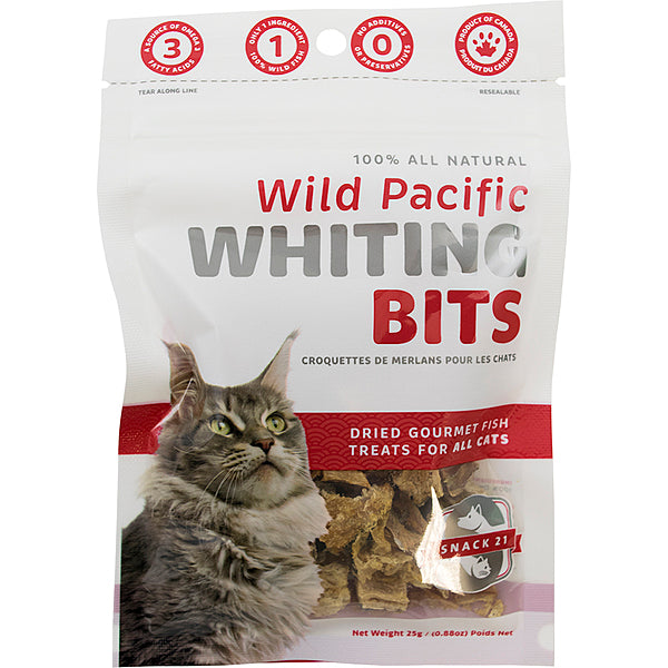 Snack 21 - Cat - Bits Treats Wild Pacific Whiting