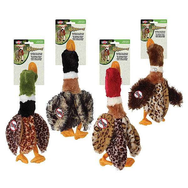Spot - Dog - Skinneeez Stuffing Free Mallard Duck
