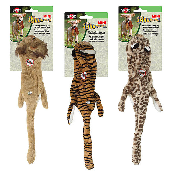 Spot - Dog - Skinneeez Stuffing Free Jungle Cats Assorted