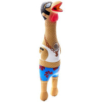 Outward Hound - Dog - Latex Rubber Squawkers Chicken Toy Earl
