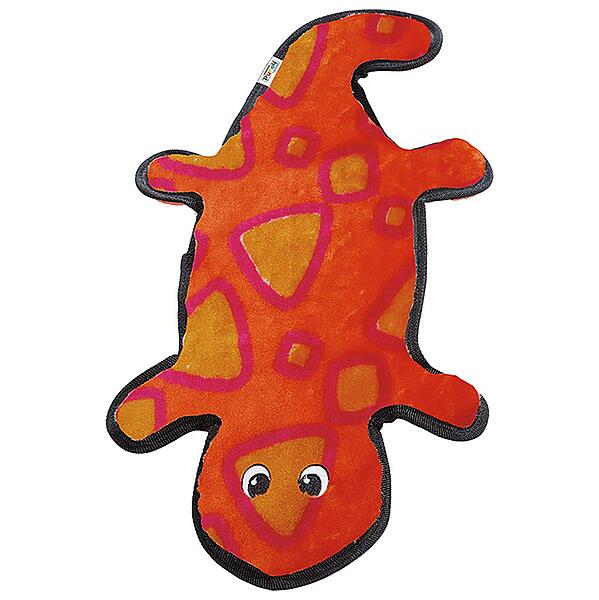 Outward Hound - Dog - Invincibles Plush Toy Gecko Red/Orange