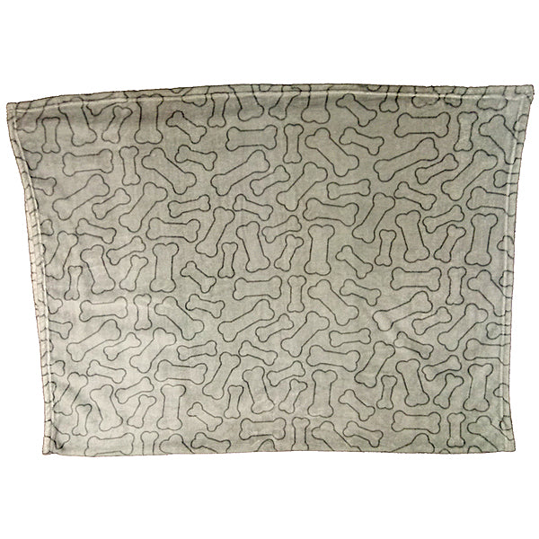 Spot - Cat & Dog - Snuggler Blanket Bones Gray