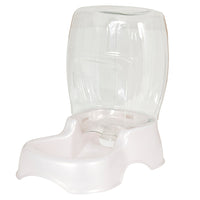 Petmate - Cat & Dog - Cafe Pet Waterer Pearl White