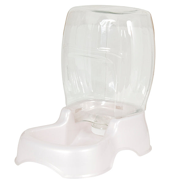Petmate - Cat & Dog - Cafe Pet Waterer Pearl White