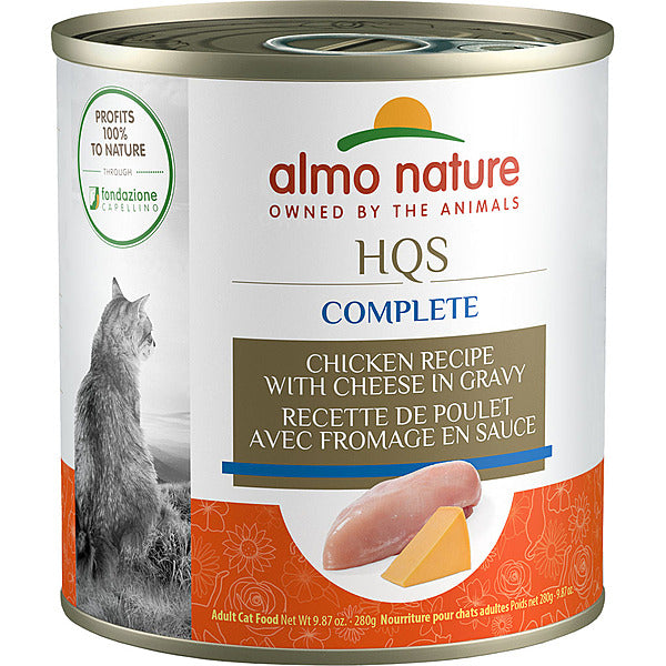 Almo Nature - Cat - HQS Complete Chicken & Cheese Recipe in Gravy