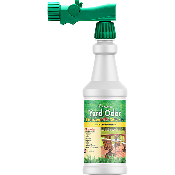 NaturVet - Dog - Yard Odor Eliminator with Citronella Hose Spray