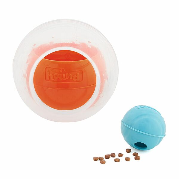 Nina Ottosson - Dog - Rumble Interactive Treat Puzzle Ball Orange