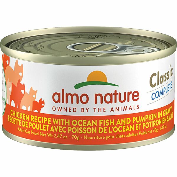 Almo Nature - Cat - Classic Complete in Gravy Chicken with Ocean Fish & Pumpkin Recipe