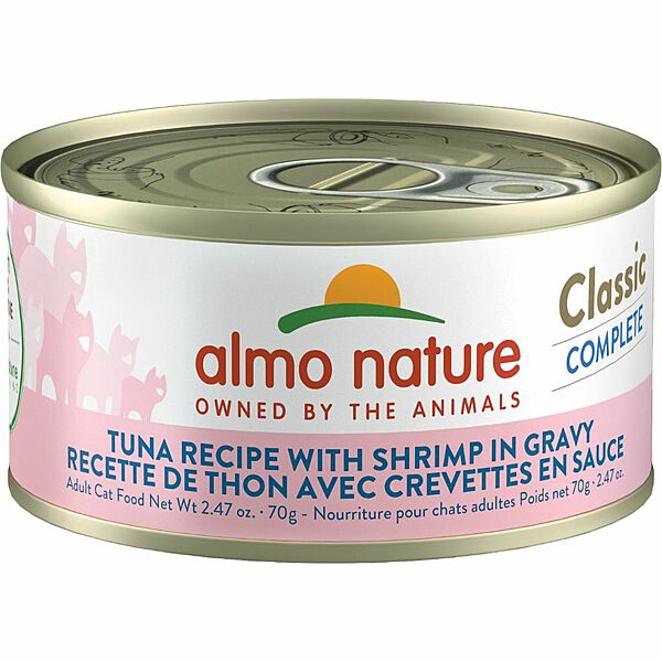 Almo Nature - Cat - Classic Complete in Gravy Tuna & Shrimp Recipe