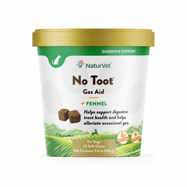 NaturVet - Dog - No Toot Gas Aid Plus Fennel Soft Chew