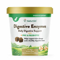 NaturVet - Dog - Digestive Enzyme Plus Probiotic Soft Chew