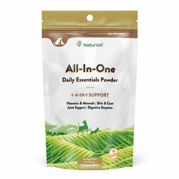 NaturVet - Dog & Cat - All In One Powder Supplement 60 Day