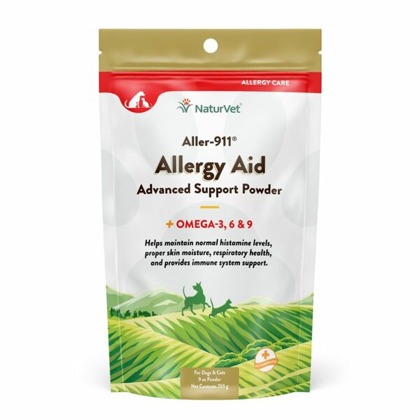 NaturVet - Dog & Cat - Allergy Aid Powder Supplement 60 Day