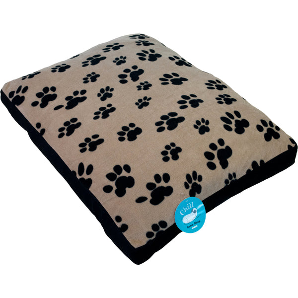 Unleashed - Dog - Gusset Luxury Bed Fleece Paw Print