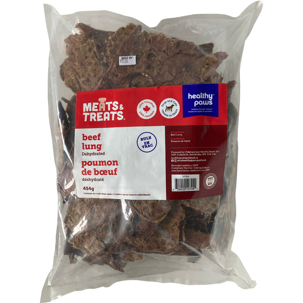 Healthy Paws - Dog - Dehydrated Beef Lung