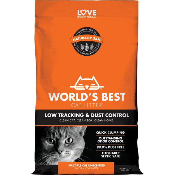 World's Best Cat Litter - Cat - Low Tracking & Dust Control