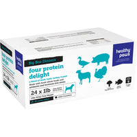 Healthy Paws - Dog - Frozen Raw Big Box Dinner Four Protein Delight