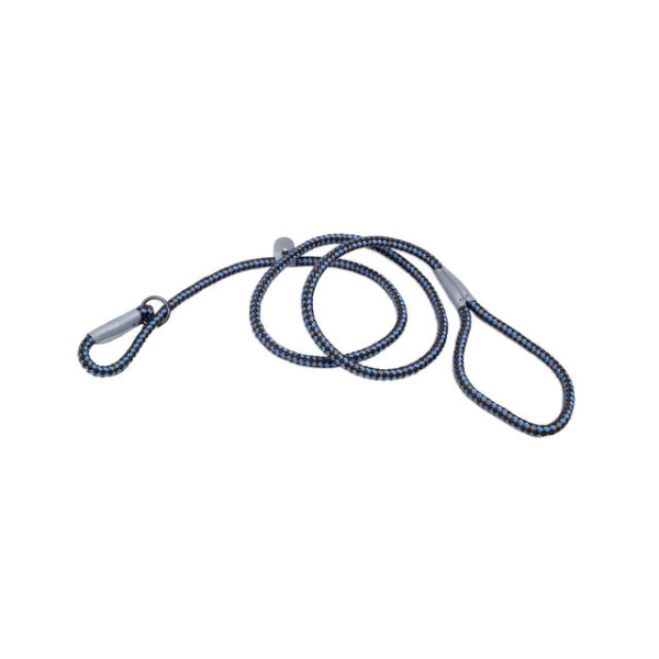 K9 Explorer - Dog - Reflective Braided Rope Slip Leash Saphire