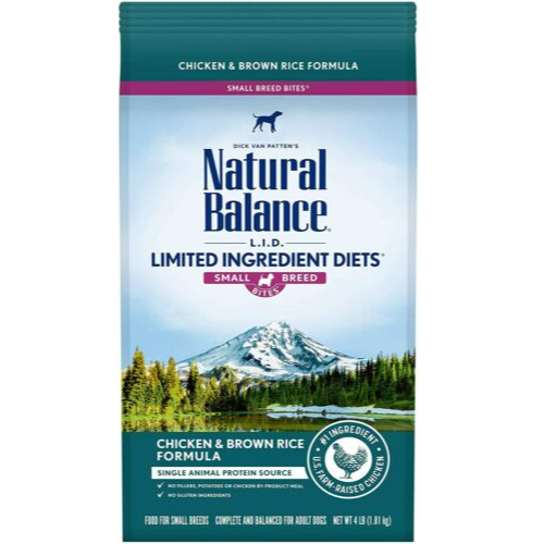 Natural Balance - Dog - Limited Ingredient Small Breed Bites Chicken & Brown Rice 