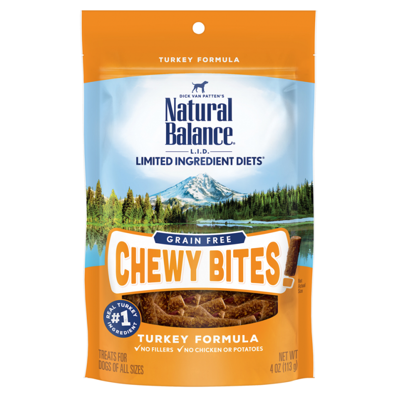 Natural Balance - Dog - Limited Ingredient Chewy Bites Turkey