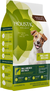 Holistic Select - Dog - Small & Mini Breed Adult Health Grain Free Anchovy, Sardine & Chicken 
