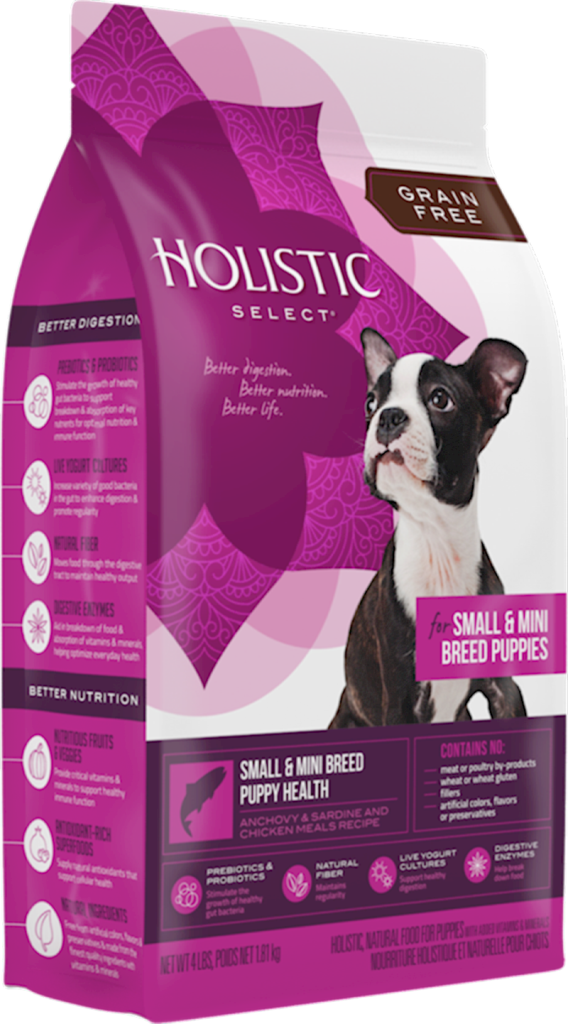 Holistic Select - Dog - Small & Mini Breed Puppy Health Grain Free Anchovy, Sardine & Chicken