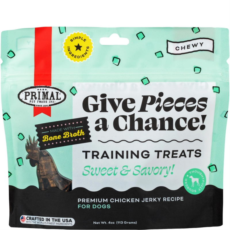 Primal - Dog - Give Pieces a Chance Chicken Jerky Treats