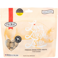 Primal - Dog - Liver Laugh Love Freeze Dried Treats Pork