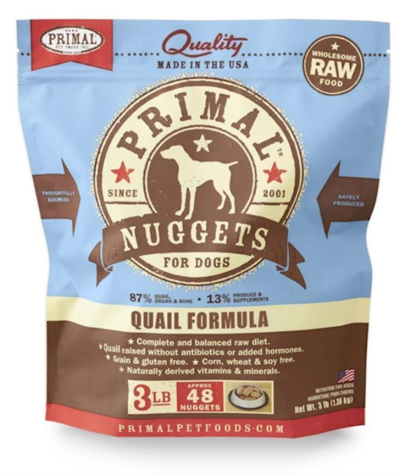 Primal - Dog - Quail Nuggets