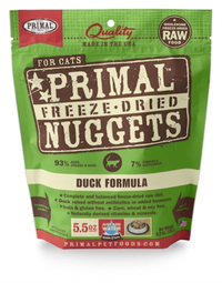 Primal - Cat - Freeze Dried Raw Nuggets Duck Recipe