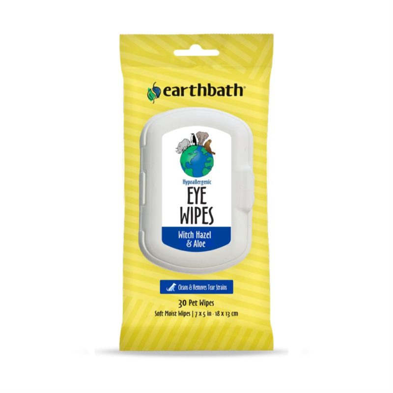 Earthbath - Cat & Dog - Eye Wipes Witch Hazel & Aloe