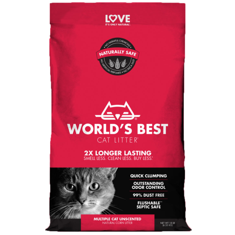Worlds Best - Multi Cat Unscented Litter
