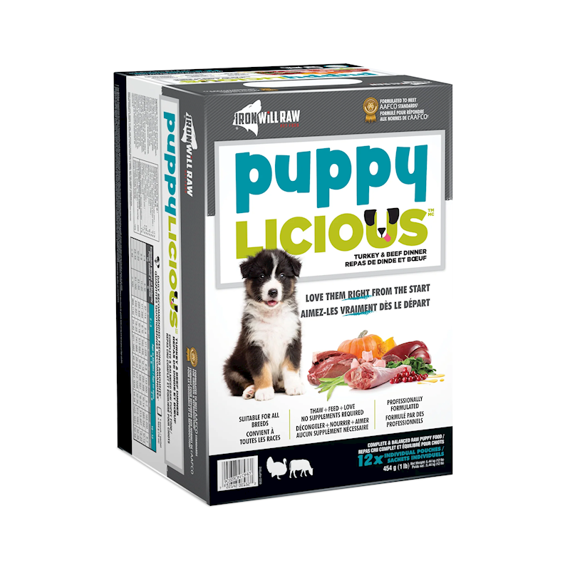 Iron Will Raw Dog Puppylicious Turkey & Beef 12