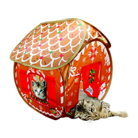 Kong - Cat Holiday Play Spaces Bungalow Gingerbread