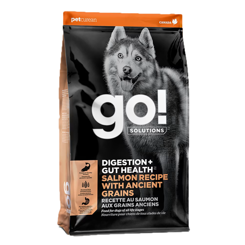 Go! Solutions - Dog - Digestion & Gut Health Salmon Recipe with Ancient Grains