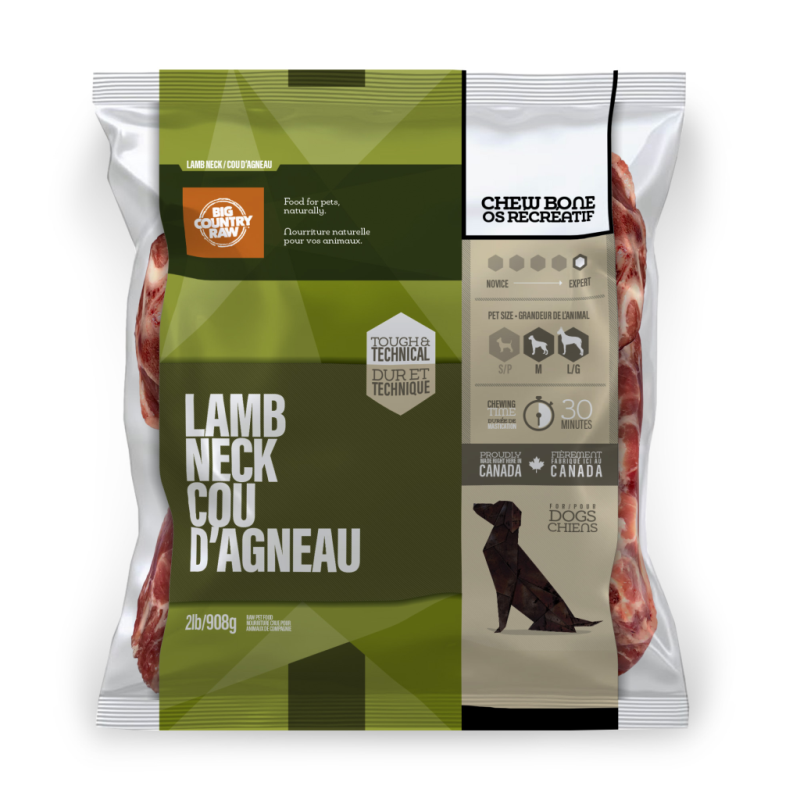 Big Country Raw - Meaty Bones - Lamb Neck Bone