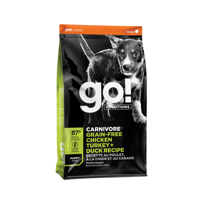 Go! Solutions - Dog - Carnivore Grain Free Puppy Chicken, Turkey & Duck Recipe