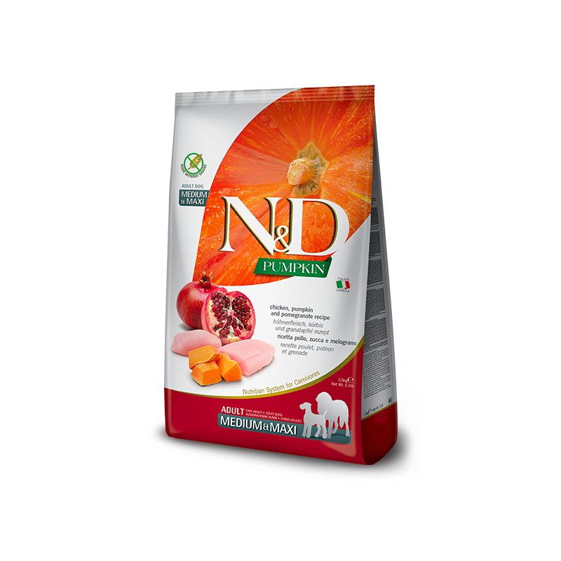 Farmina - Dog N&D Pumpkin Chicken & Pomegranate Adult /Maxi