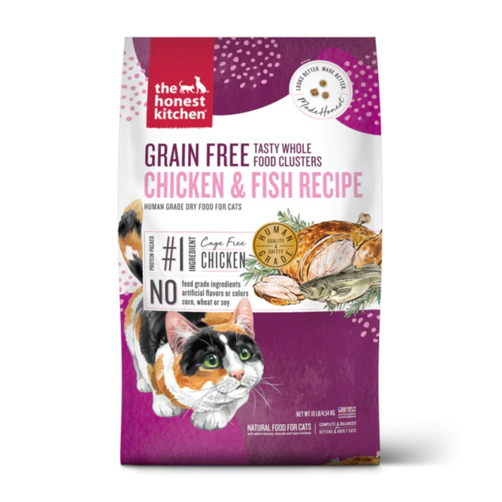 The Honest Kitchen - Whole Food Clusters - Cat Grain Free Chicken & Whitefish