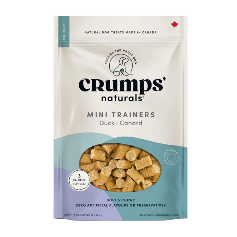 Crumps' Naturals - Dog - Mini Trainers Semi-Moist - Duck
