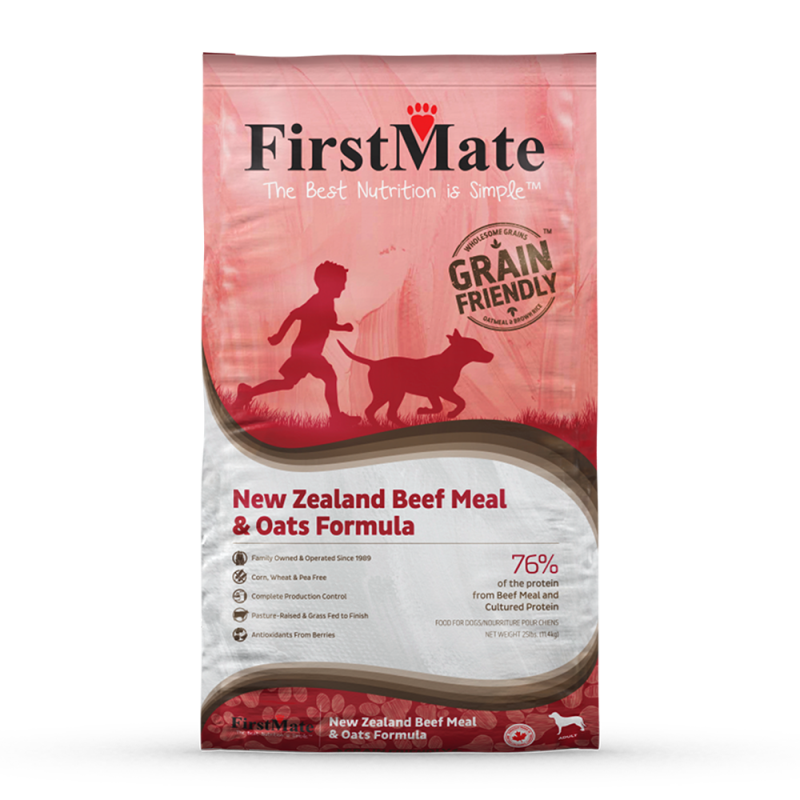 FirstMate - Dog - Grain Friendly New Zealand Beef Meal & Oats