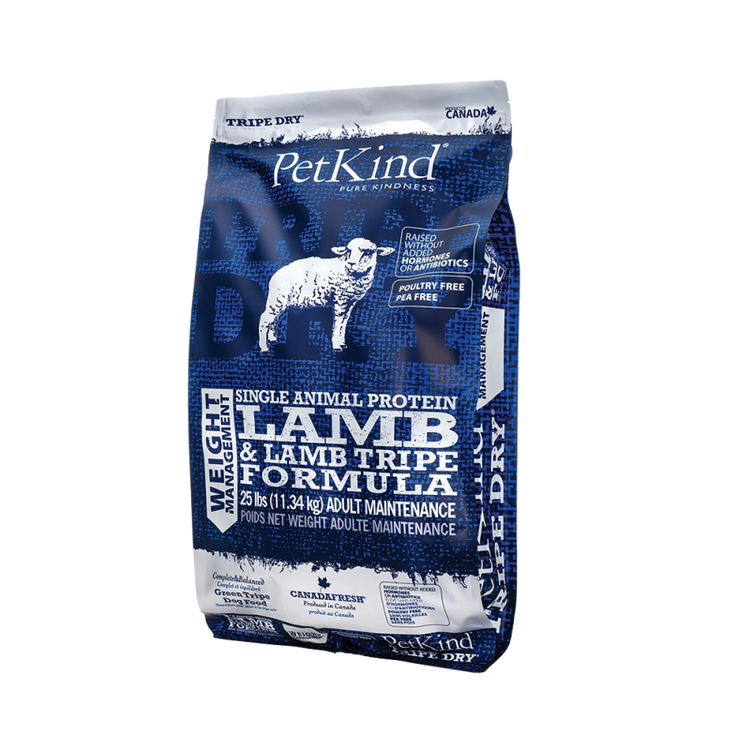 PetKind - Dog - Tripe Dry SAP Lamb & Lamb Tripe Weight Management