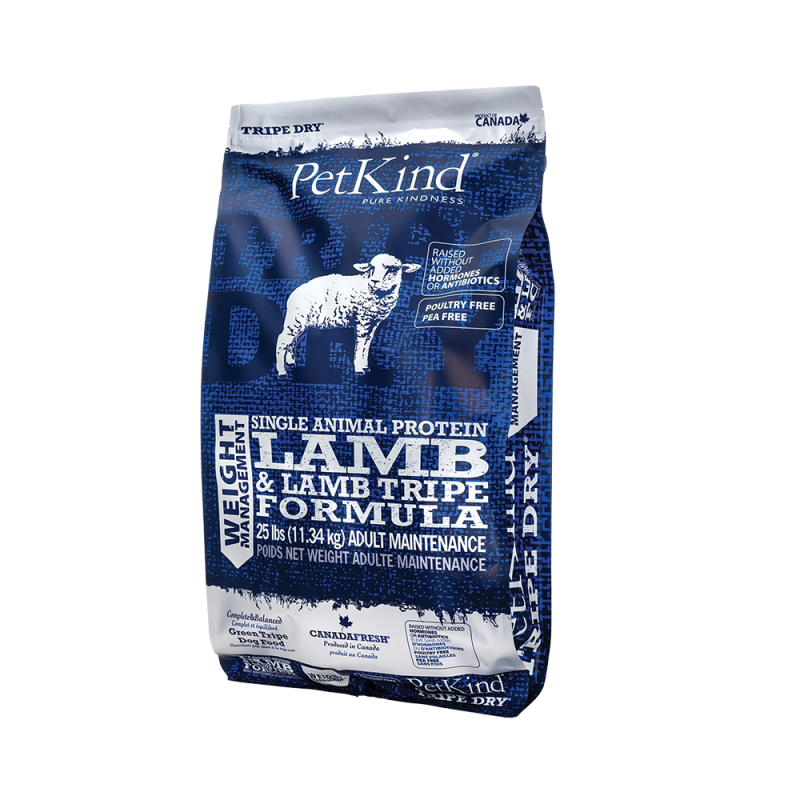 PetKind - Dog - Tripe Dry SAP Lamb & Lamb Tripe Weight Management