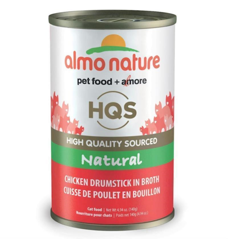 Almo Nature - Cat - HQS Natural Chicken Drumstick In Broth