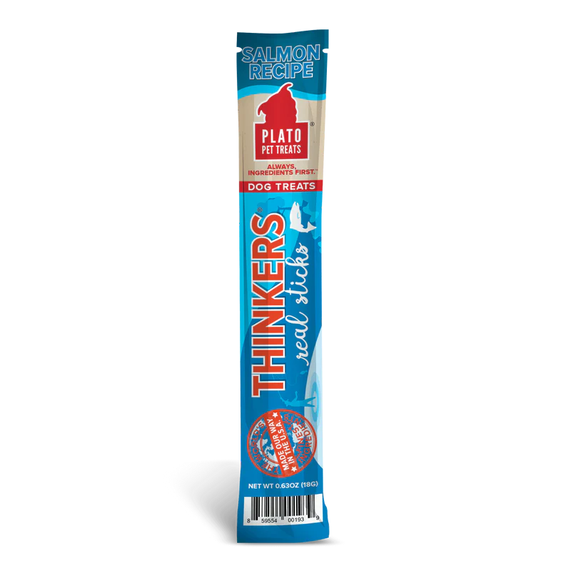 Plato - Dog Thinkers Sticks Salmon Single