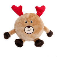 Zippy Paws - Holiday Brainey - Reindeer
