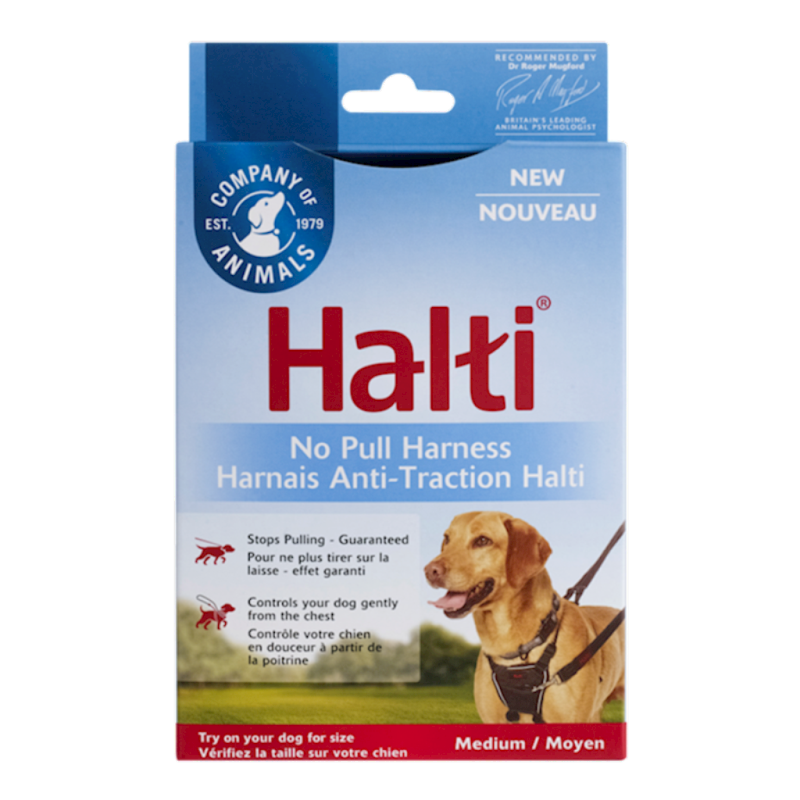 Company of Animals - Dog - Halti No Pull Harness Black/Red