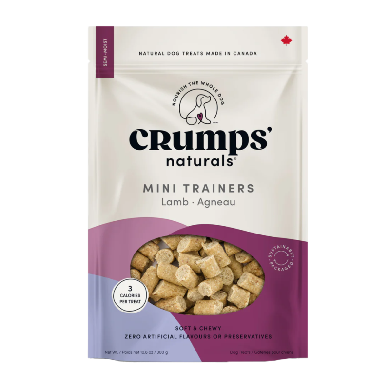 Crumps' Naturals - Dog - Mini Trainers Semi-Moist - Lamb