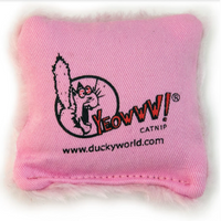Ducky World - Yeowww Catnip Pillow Pink Refill