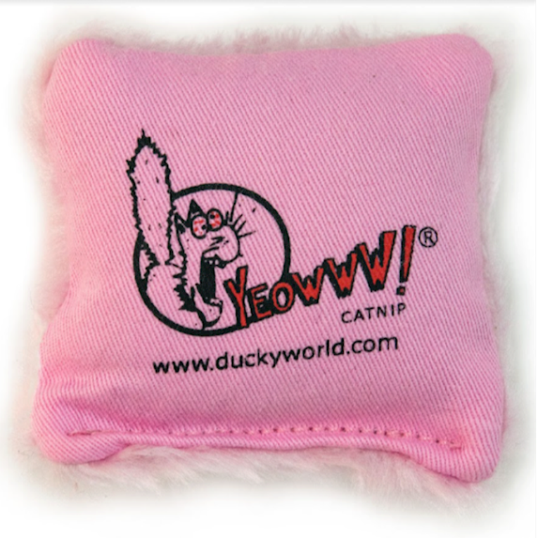 Ducky World - Yeowww Catnip Pillow Pink Refill